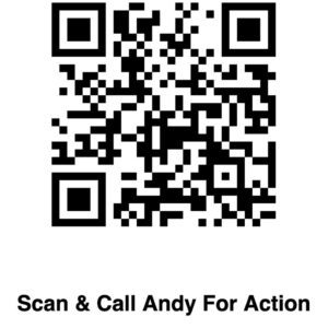 Scan for Andy's call to action