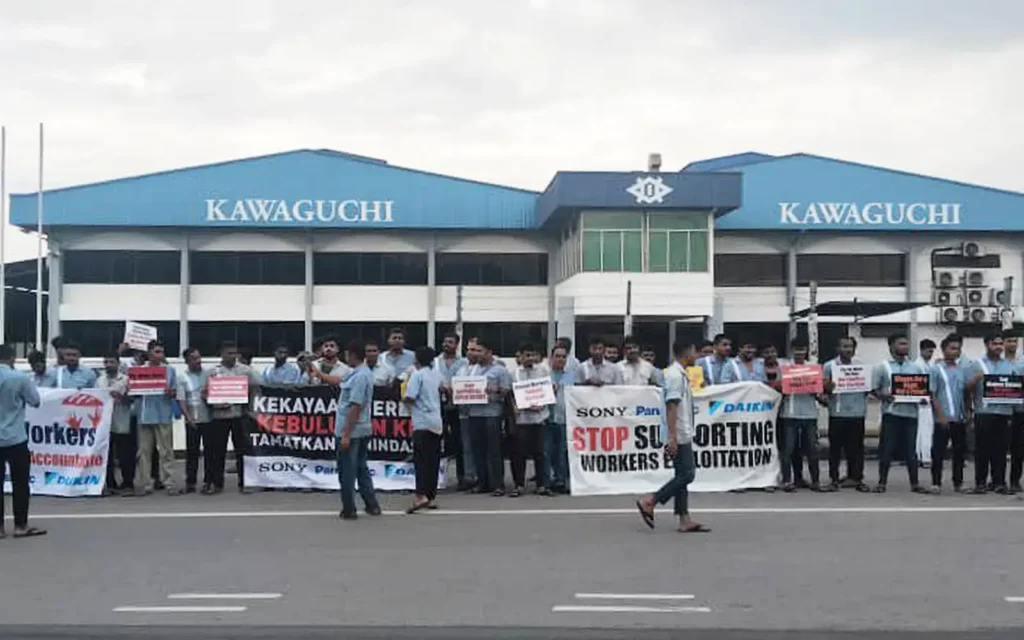 Kawaguchi foreign workers in Malaysia preparing to sue 2 prominent Japanese companies, Sony and Panasonic, in U.S. courts